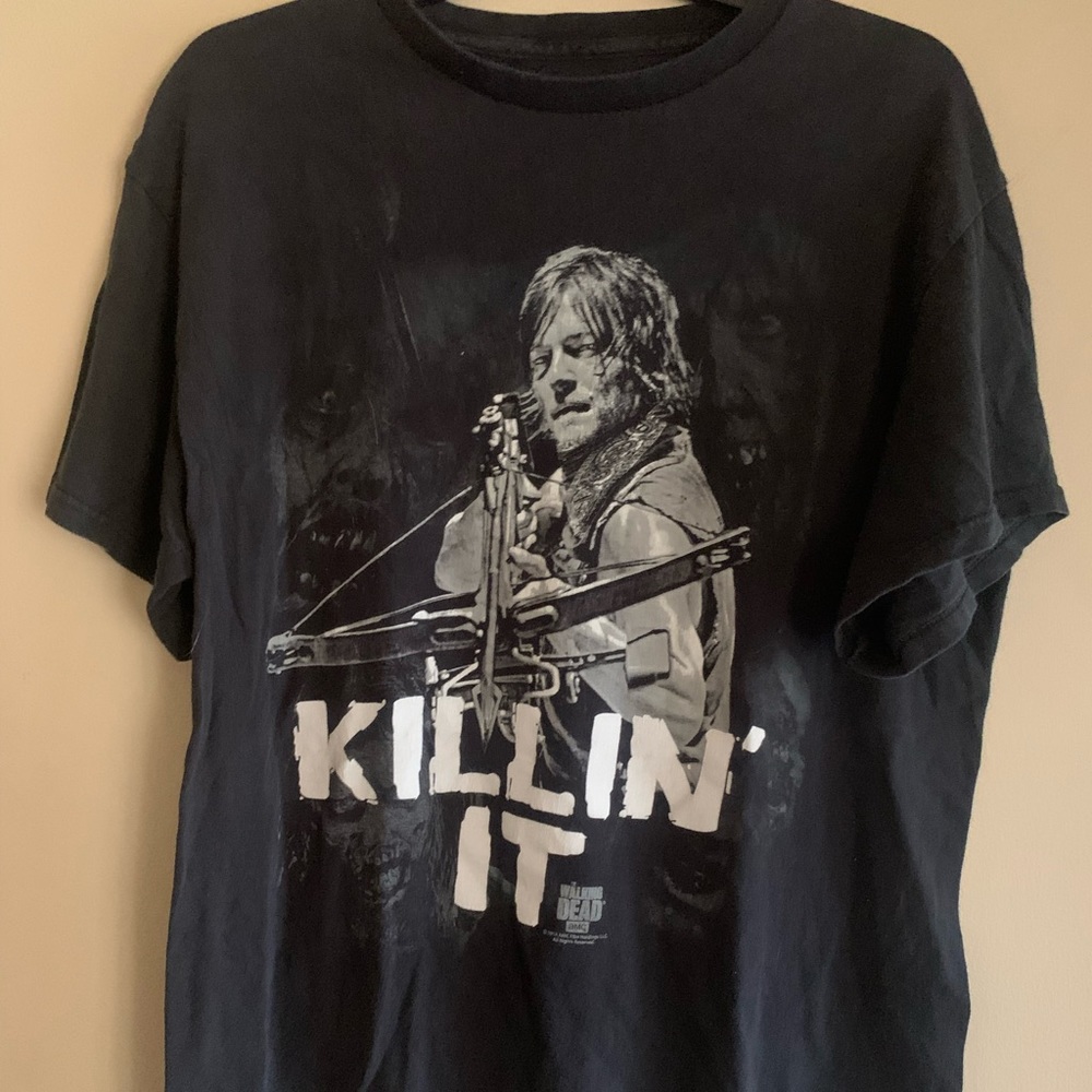 Walking dead Darryl 2014 t shirt killing’ it